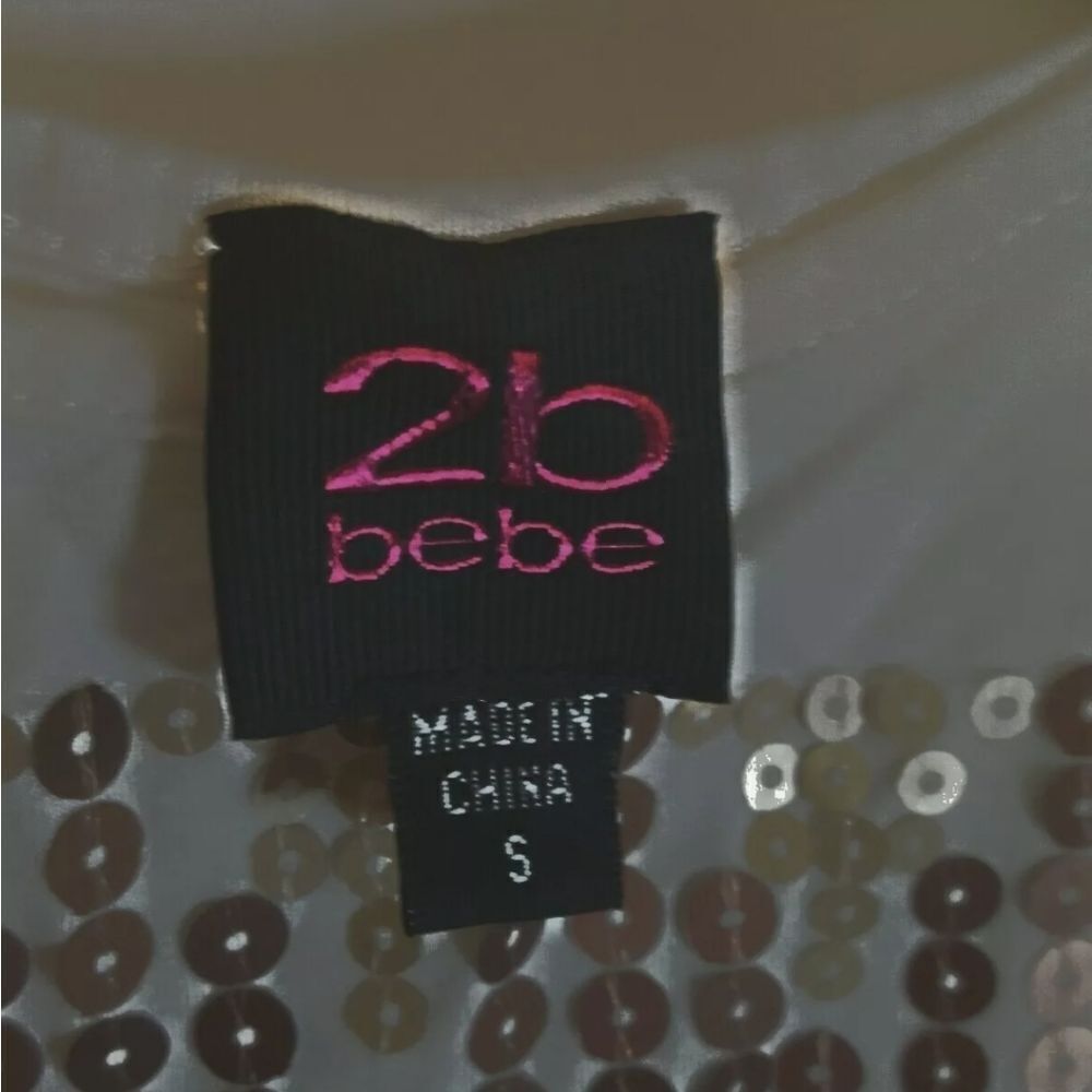 2b Bebe Sequined Tank Top - Picture 3 of 3